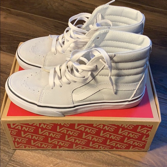 WOMEN’s SK8-HI ICE FLOW/TRUE WHITE VANS - Picture 4 of 7
